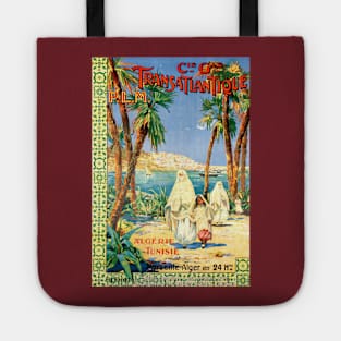 Vintage Travel Poster - Algiers Tote