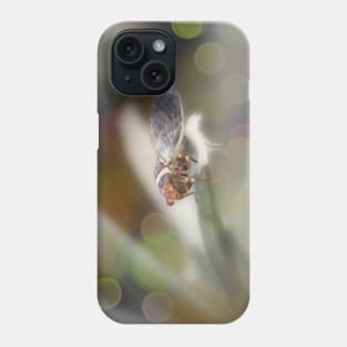 Cicada on Pineapple Tree in Summer Light Phone Case