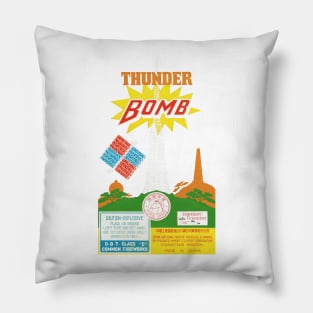 Thunder Bomb Custom Pillow