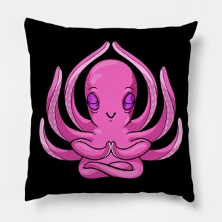 Octopus at Yoga Exercise Pillow