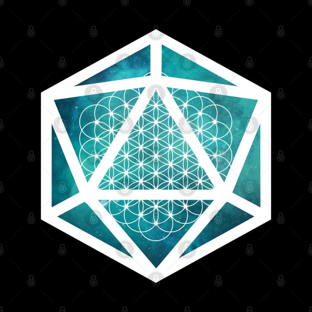 D20 Decal Badge - Magic by aaallsmiles