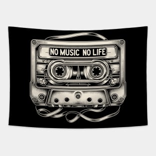 Vintage Cassette Tape Tapestry