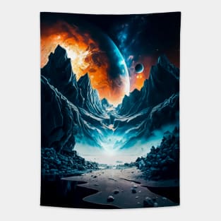 Chaos & Magic: Celestial Landscapes Tapestry
