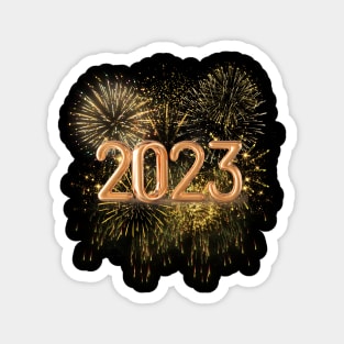 Happy New Year 2023 Celebration Magnet