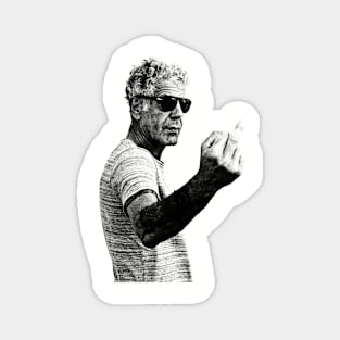 Anthony Bourdain Top Selling Middle Finger Magnet