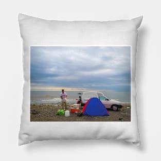 Camping Images Pillow