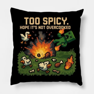 Lava Chicken x Creeper Version Pillow