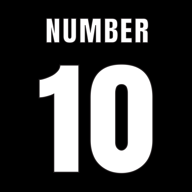 number 10 front print 10 oreiller teepublic fr