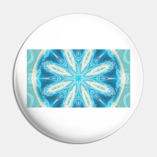 Blue star Mandala #2 Pin