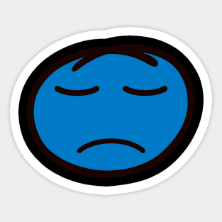 Sad cursed emoji Sticker for Sale by jenmish