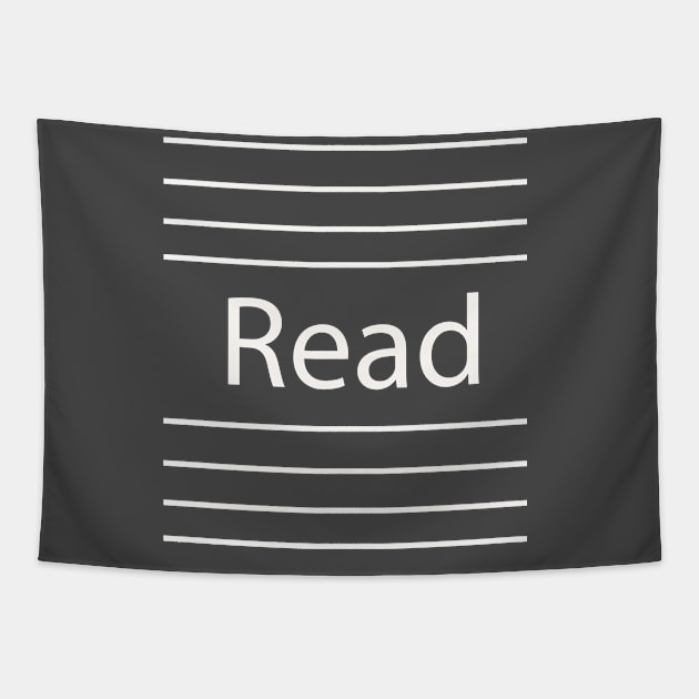 Read between the Lines - Lovely T-Shirt Gift Tapestry by ehabsalem