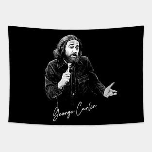 George Carlin // 70s Retro Fan Artwork Tapestry