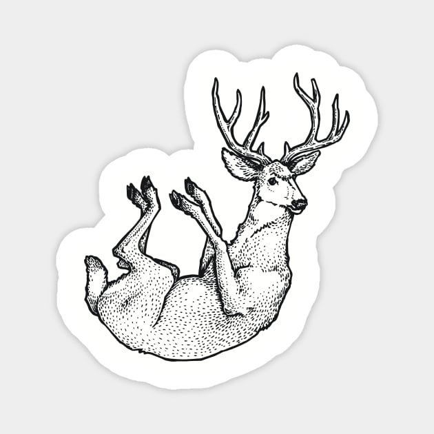 A Levity of Animals: Rain Deer Magnet by calebfaires