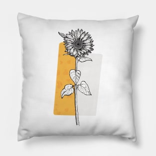 Sunflower happiness Pillow