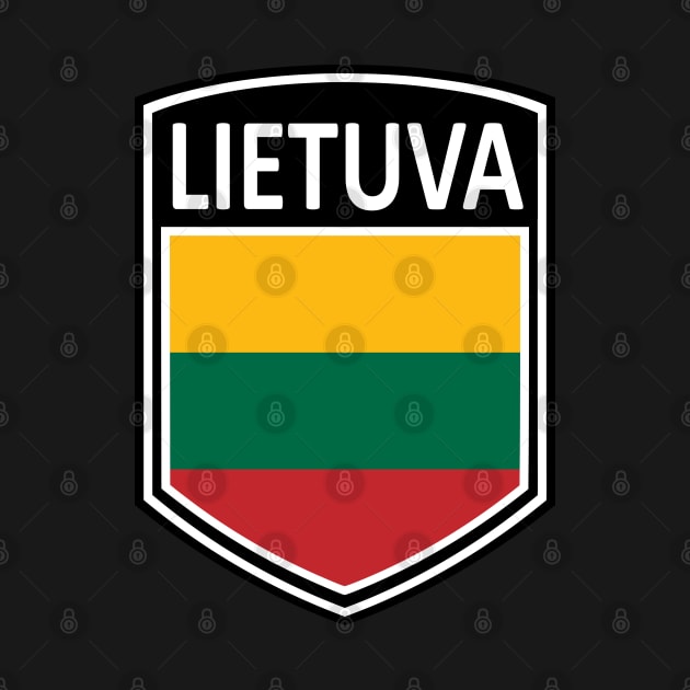 Flag Shield - Lietuva by Taylor'd Designs