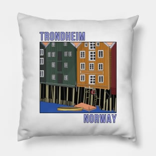 Trondheim Norway Pillow