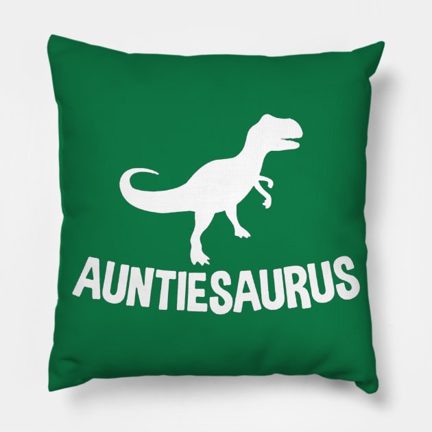 Auntiesaurus Pillow by skgraphicart89