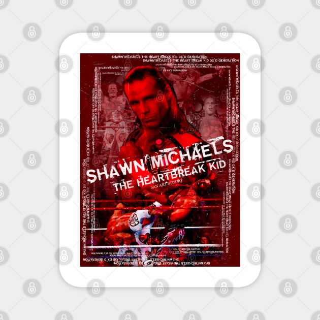 Shawn Michaels fanmade art Magnet by SAN ART STUDIO 