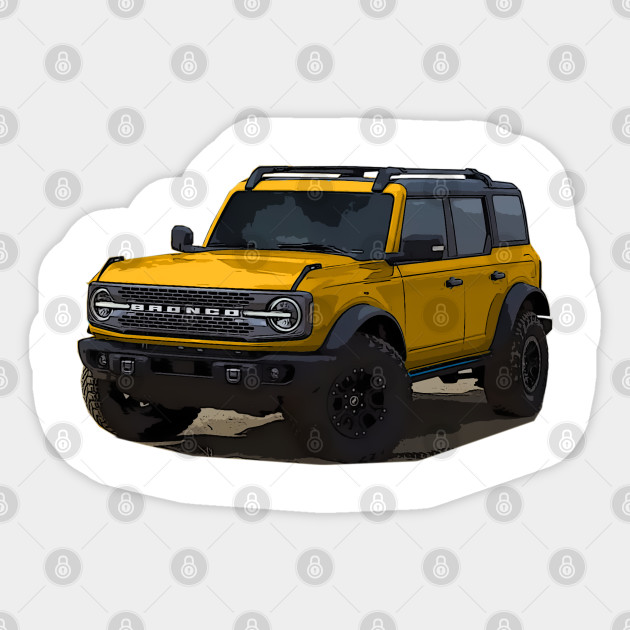 2021 Ford Bronco 4 Door Cyber Orange Metallic New Ford Bronco