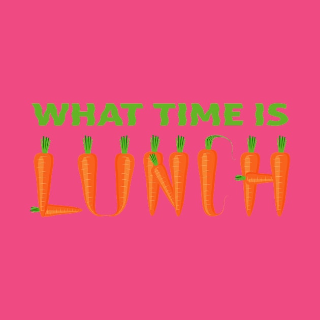 What time is lunch with carrots. by Inari