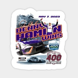 Denny Hamlin AdventHealth 400 Race Winner Magnet