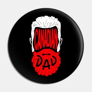 Canadian Dad - Proud Canada Papa Gift Pin