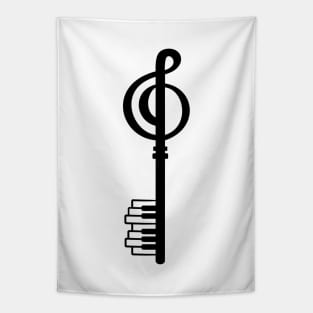 Treble Clef Tapestry