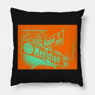 Meridian Avenue &amp; Hope Street, South Pasadena, CA by Mistah Wilson Pillow