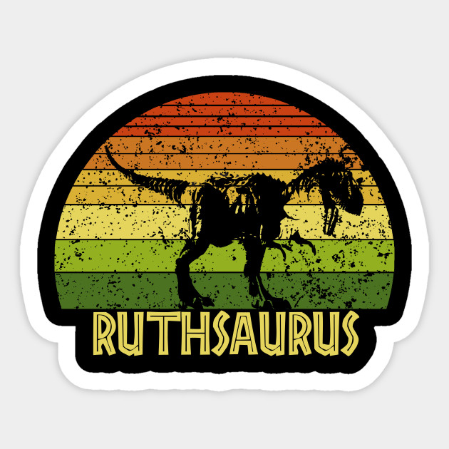 Ruthsaurus Ruth saurus dinosaur - Ruth - Sticker