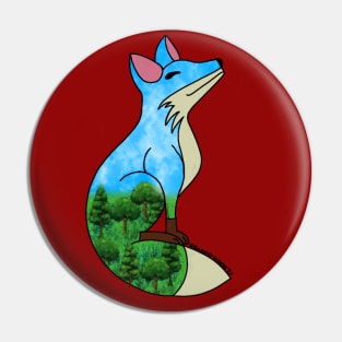 Happy Fox - Forest Fashion Pin