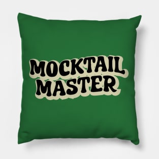 Mocktail Bar Bartender Recipes Mocktail Master Pillow