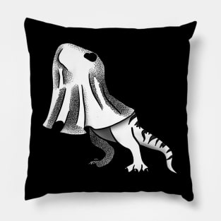 The Ghost of T-Rex Past Pillow