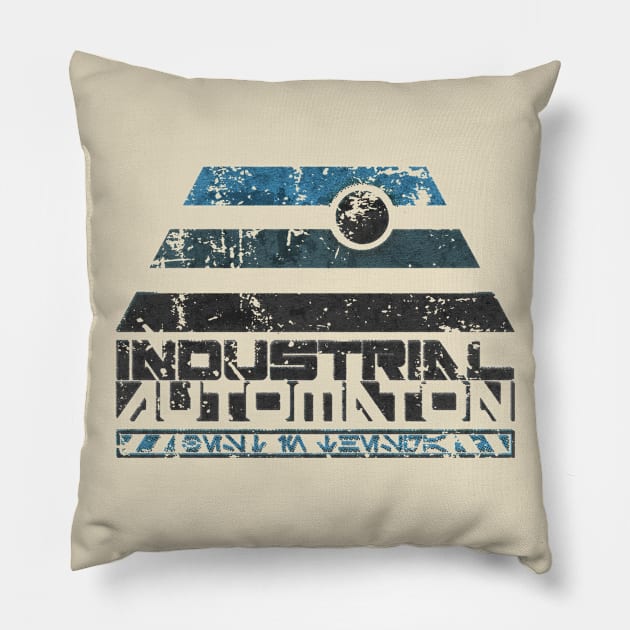 Industrial Automaton Vintage Pillow by JCD666