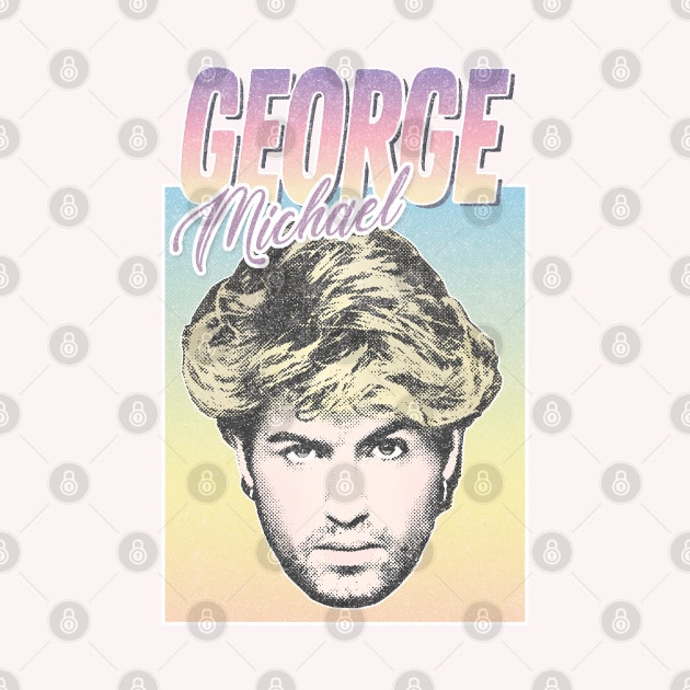 George Michael 1980s Styled Aesthetic Design by DankFutura