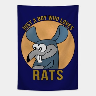 Just a Boy Who Loves Rats Tapestry