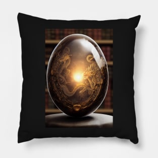 Dragon Egg in a Library Pillow