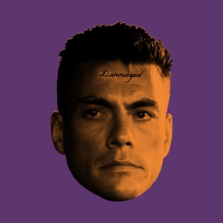 Jean Claude Van Damme "Dammaged" forehead tattoo T-Shirt