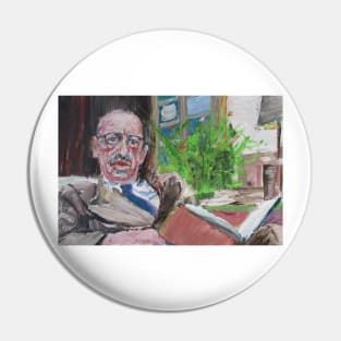 IGOR STRAVINSKY in his studio - oil portrait Pin