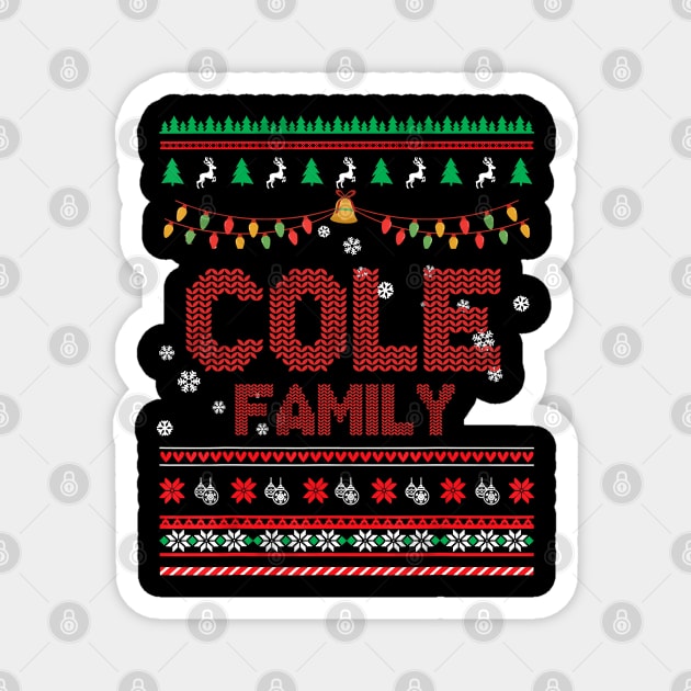 Cole Family Christmas, Name Xmas , Merry Christmas, Name , Birthday, Middle name Magnet by glaisdaleparasite