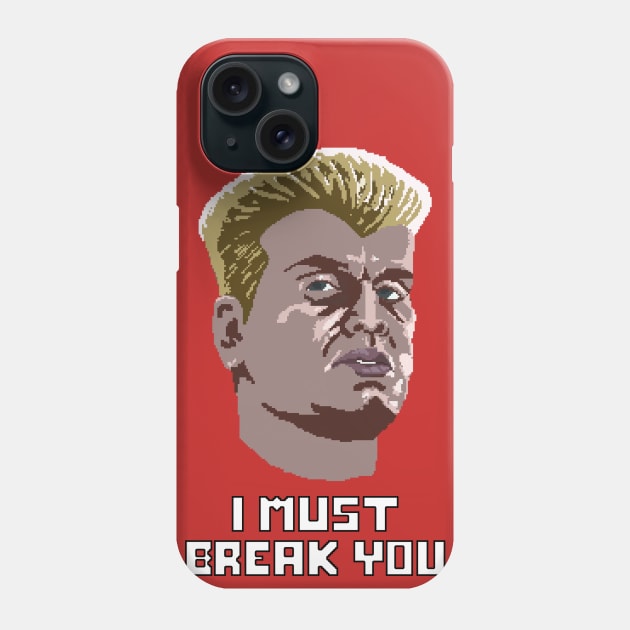 8-Bit 80's - Drago Phone Case by bizahr