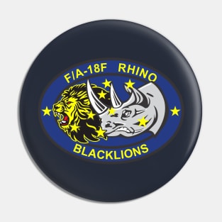 VFA-213 Blacklions - Rhino Pin