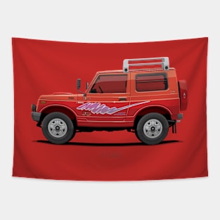 Jimny JA11 SJ410 Red - Side Tapestry