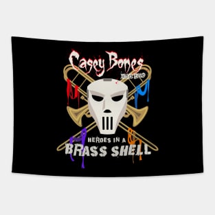 Casey Bones and the Heroes in a Brass Shell Band Tapestry