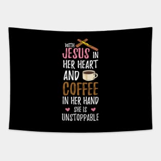 Jesus Christ Christian Religious Bible Coffee Gift Tapestry