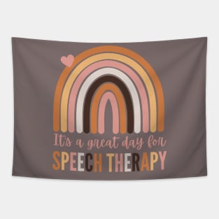 SLP Speech Therapist It's a Great Day for Speech Therapy Tapestry