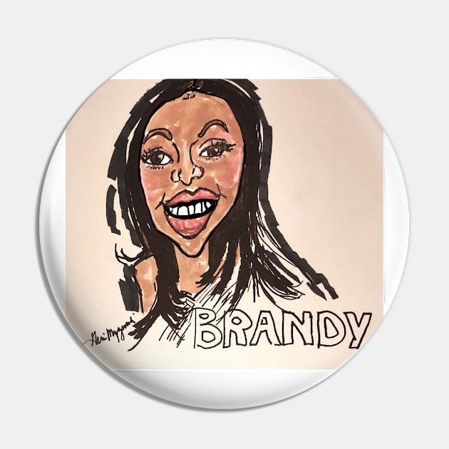 Brandy Pin by TheArtQueenOfMichigan 