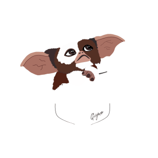 Gizmo Gremlins Pocket Design T-Shirt