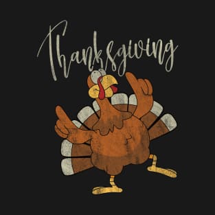 Turkey Bloody Thanksgiving - Vintage T-Shirt