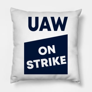 UAW Strike Red Tee United Auto Workers Pillow