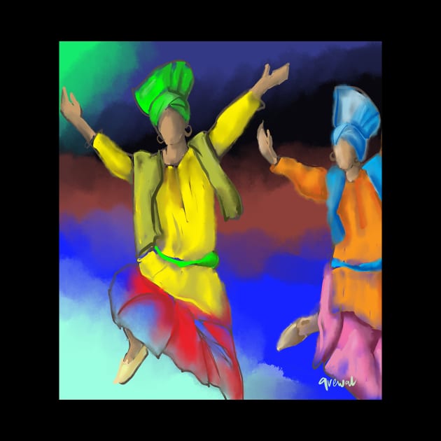 Bhangra dancers by sukhpalgrewal